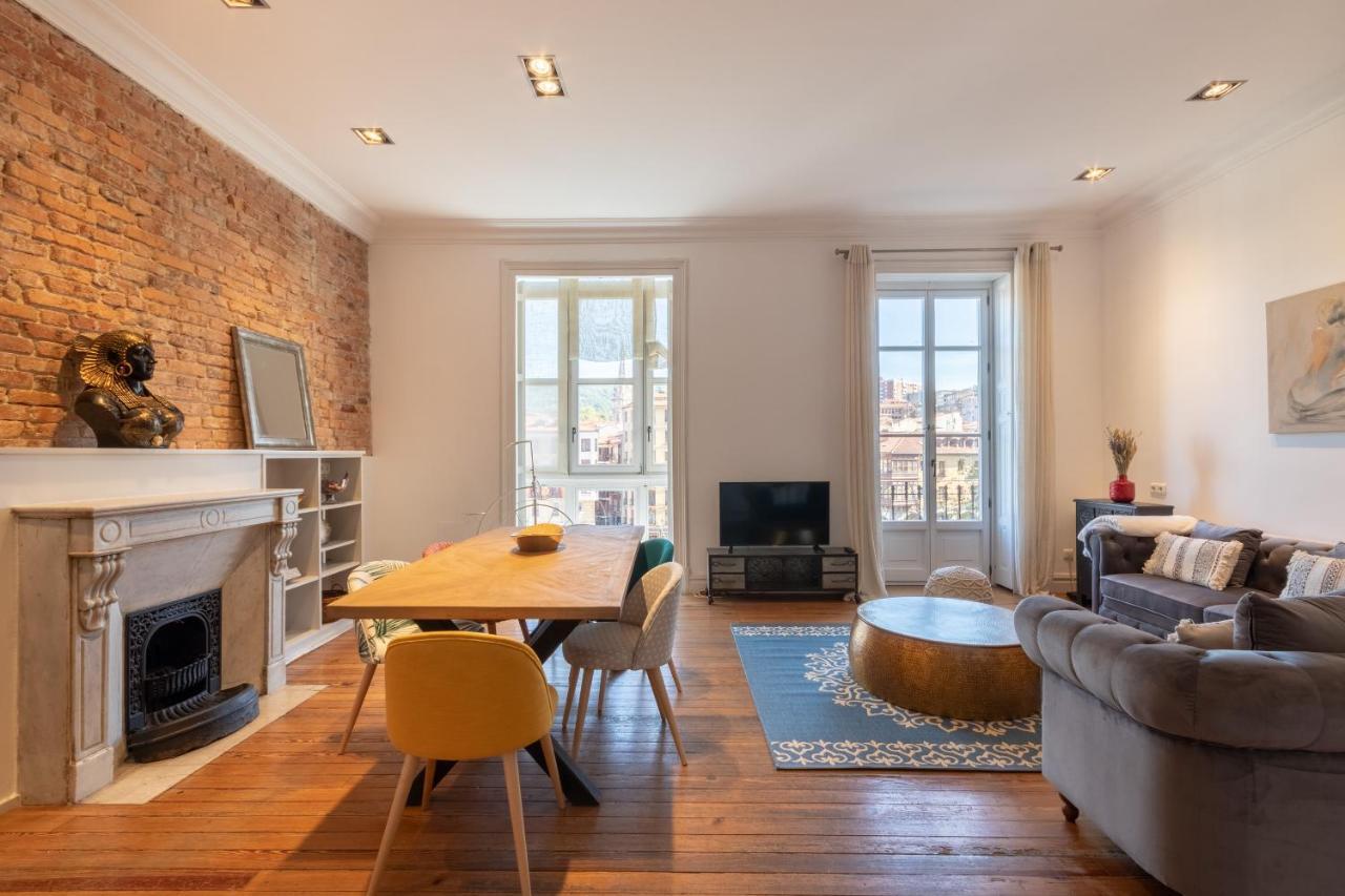 Confort Y Diseno Con Vistas Al Casco Viejo Bilbao Zewnętrze zdjęcie